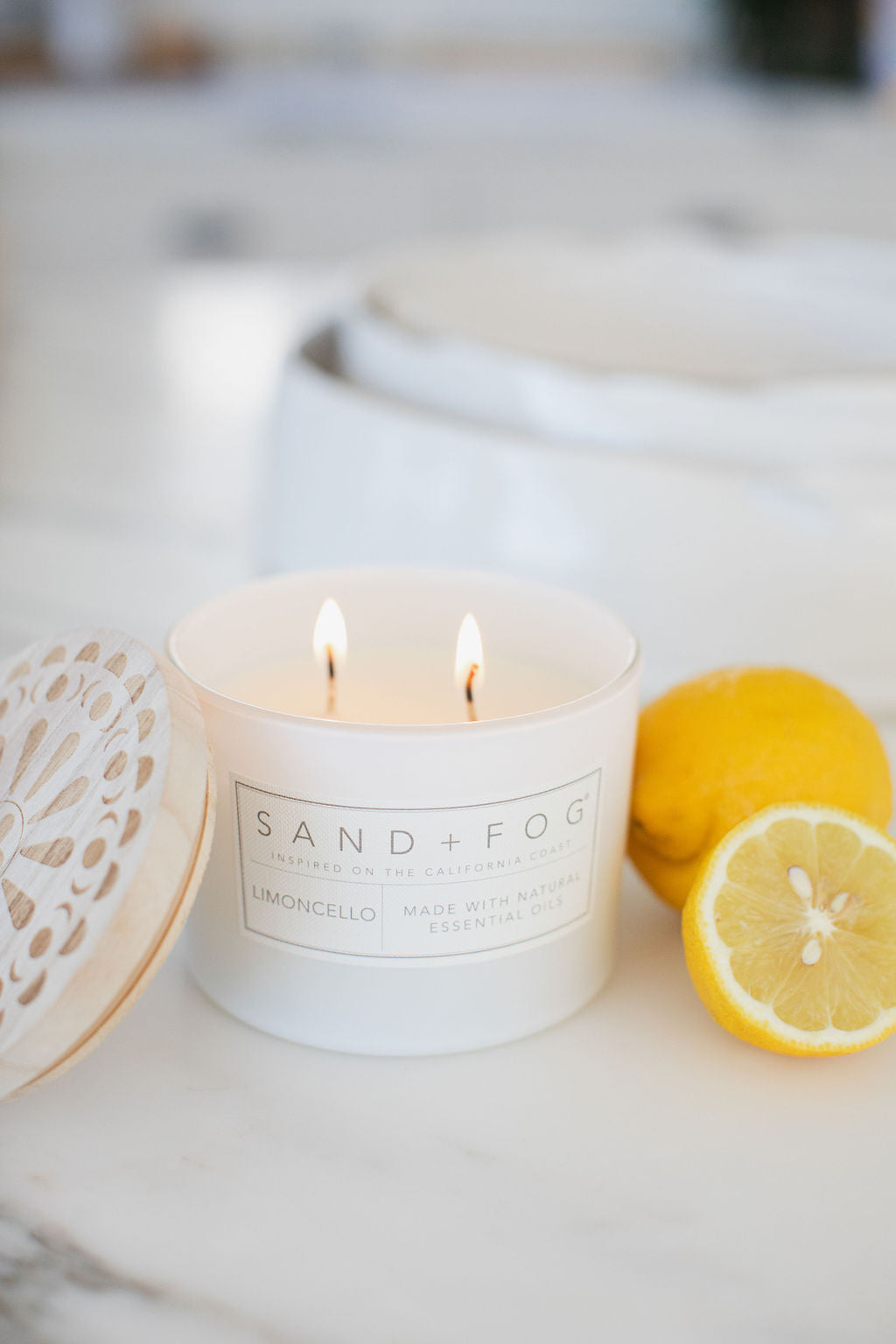 Sand Fog Limoncello 12 oz scented candle - Image 2