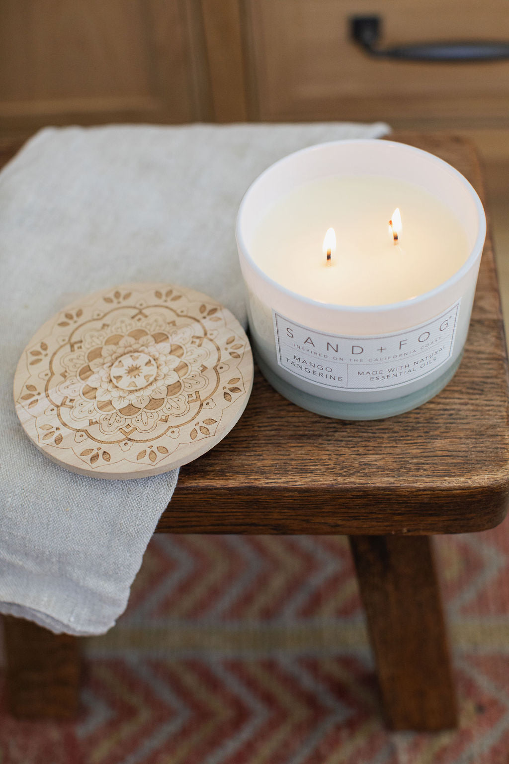Sand Fog Mango Tangerine 12 oz scented candle - Image 2