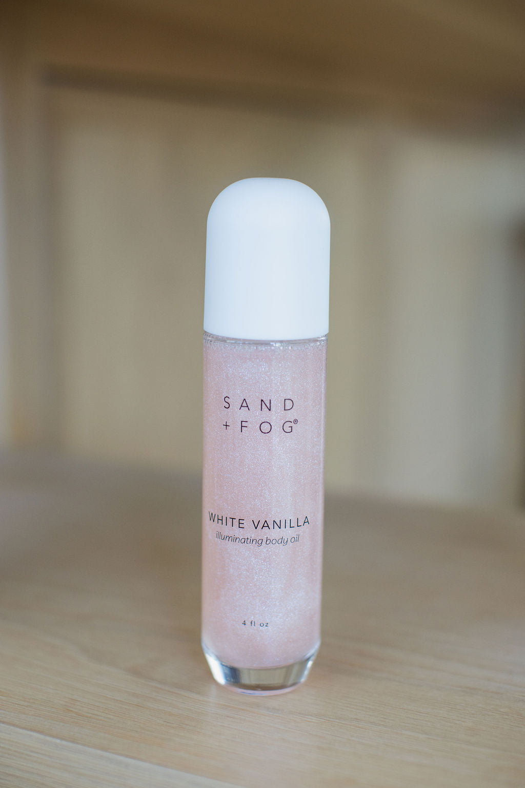 Sand Fog White Vanilla 4 oz Illuminating Body Oil - Image 4