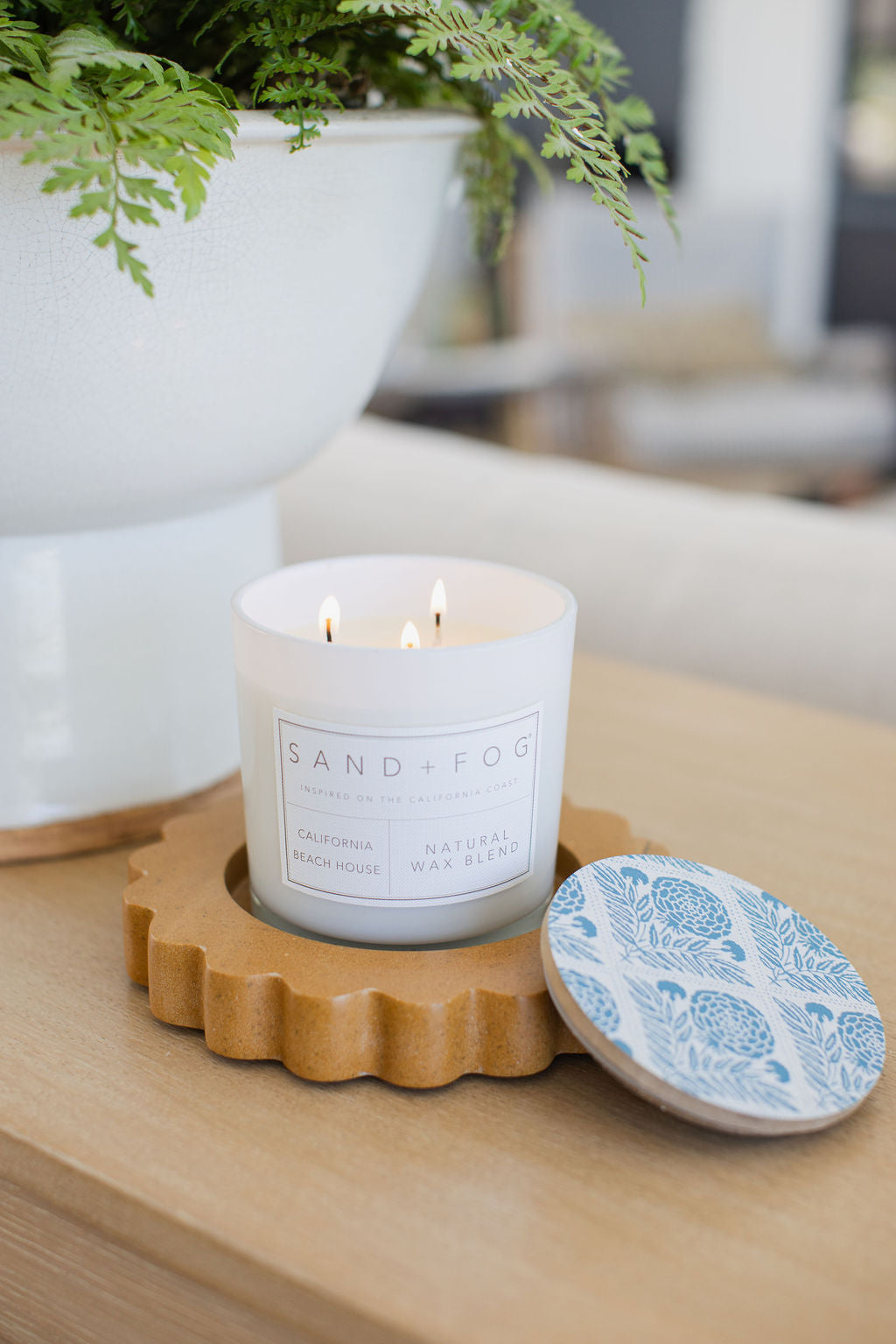 Sand Fog California Beach House 21 oz scented candle - Image 2