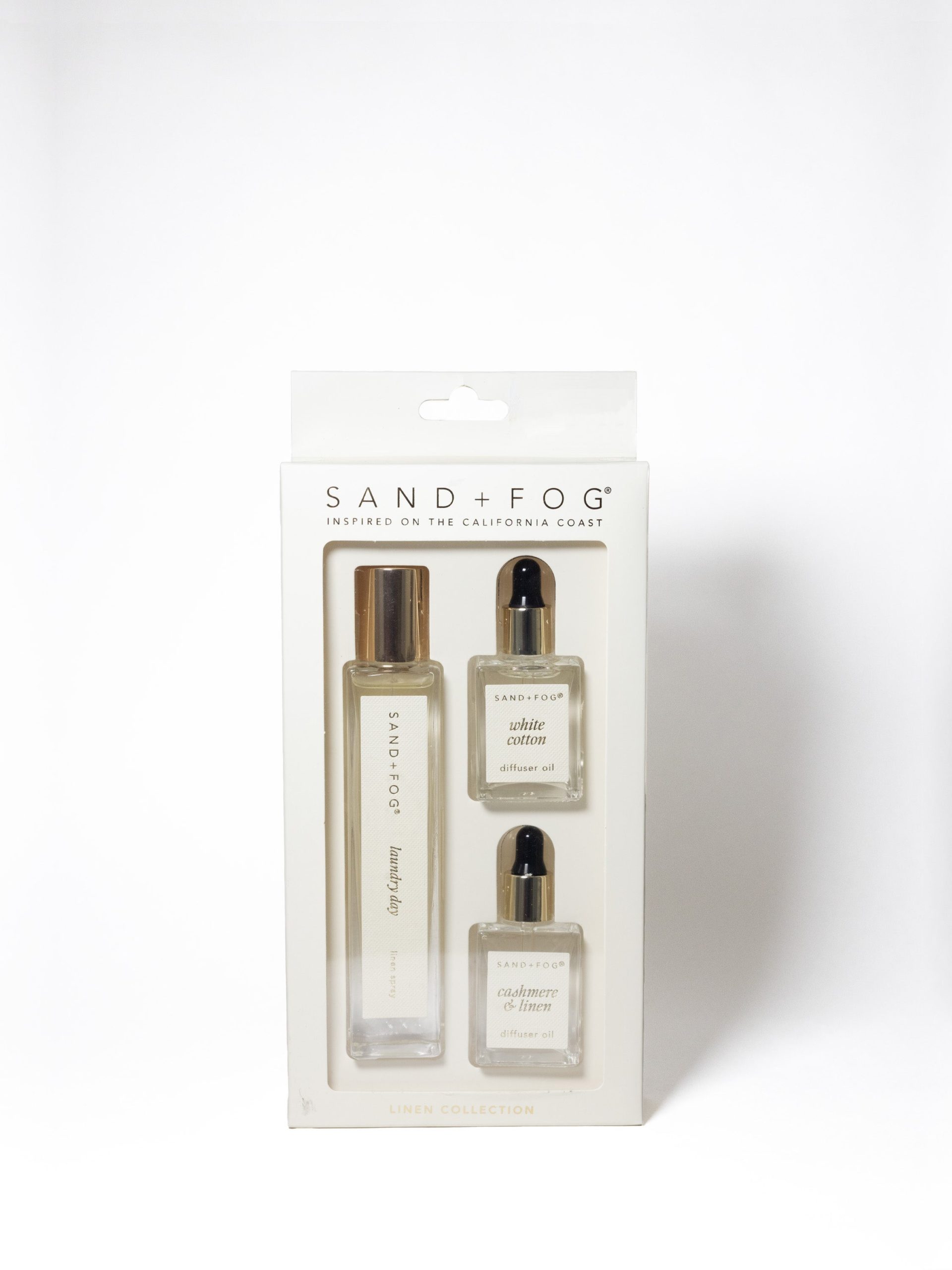 Sand Fog Pack of (1) 50 ml Linen Spray and (2) 14.7 ml Fragrance Diffuser Oils
