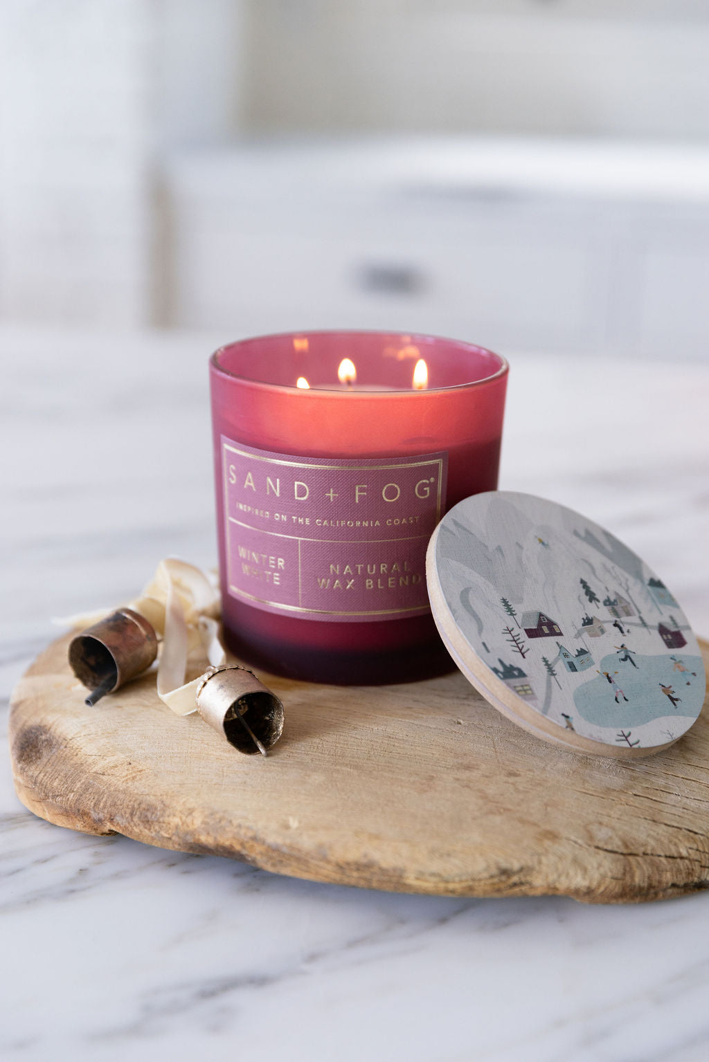 Sand Fog Winter White 21 oz scented candle - Image 5