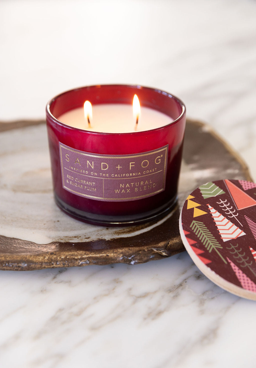 Sand Fog Red Currant & Sugar Plum 12 oz scented candle - Image 5
