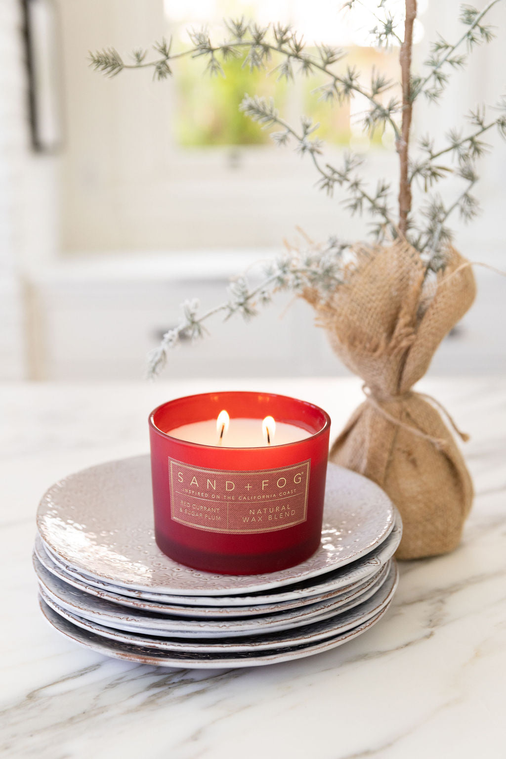 Sand Fog Red Currant & Sugar Plum 12 oz scented candle - Image 5