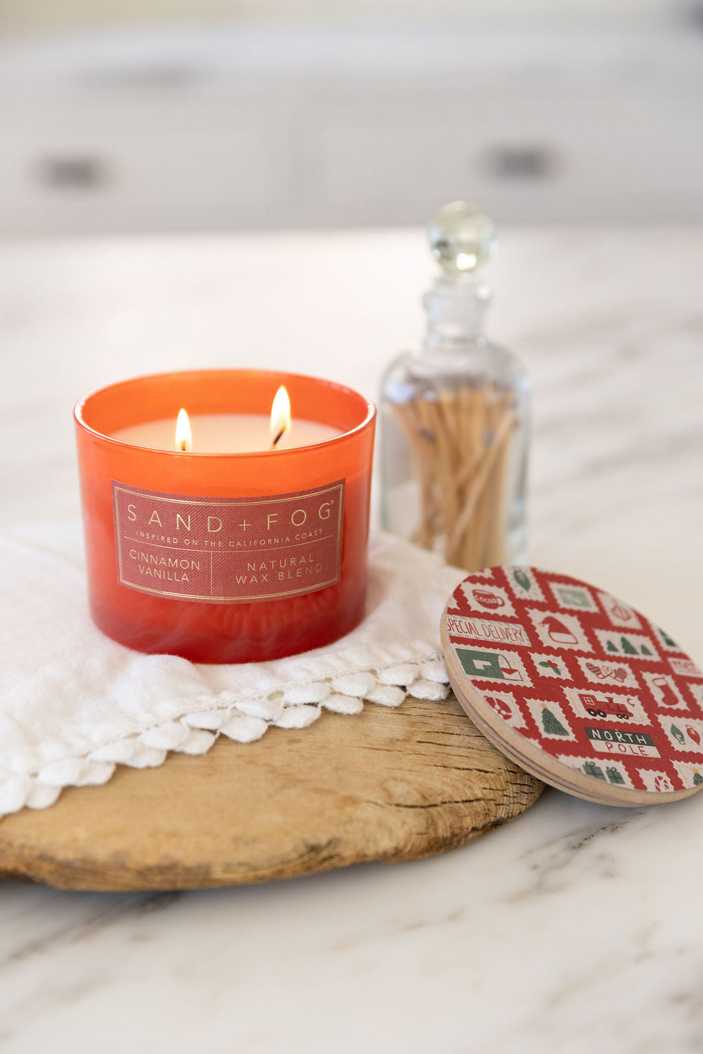 Sand Fog Cinnamon Vanilla 12 oz scented candle - Image 5