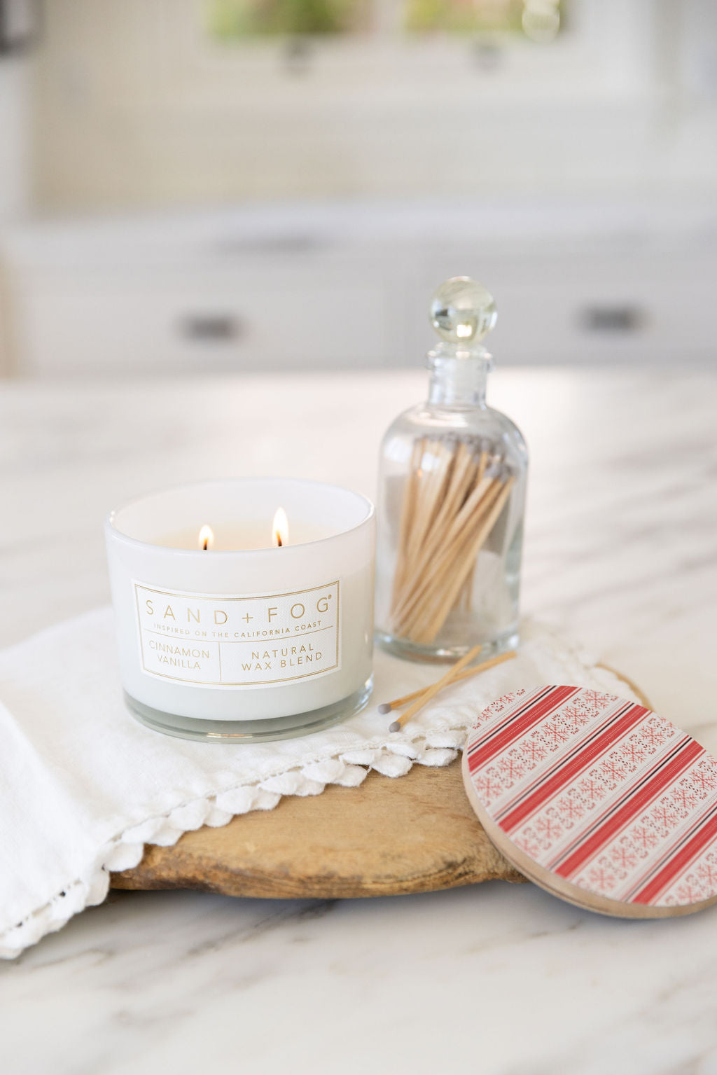 Sand Fog Cinnamon Vanilla 12 oz scented candle - Image 5