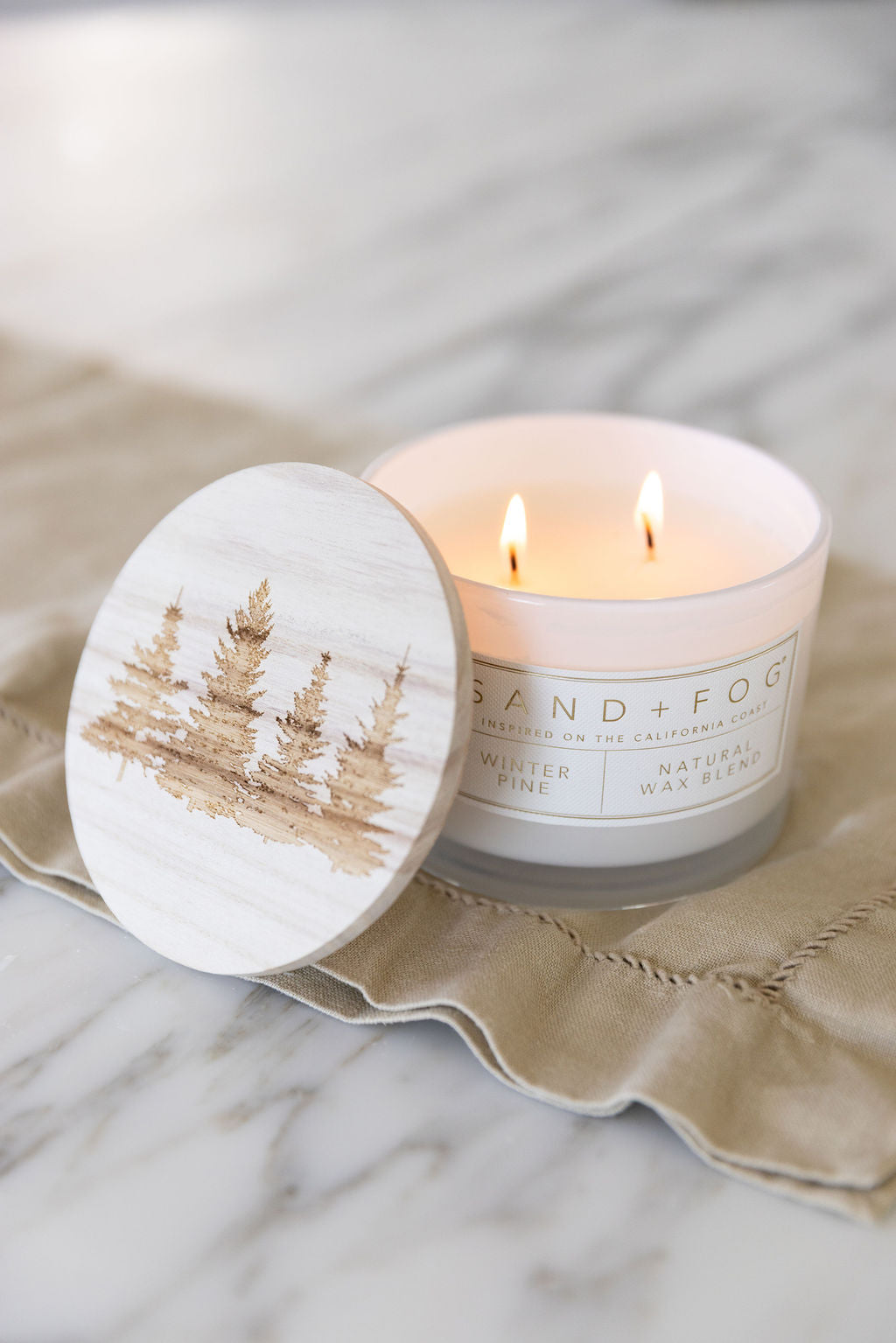 Sand Fog Winter Pine 12 oz scented candle - Image 5
