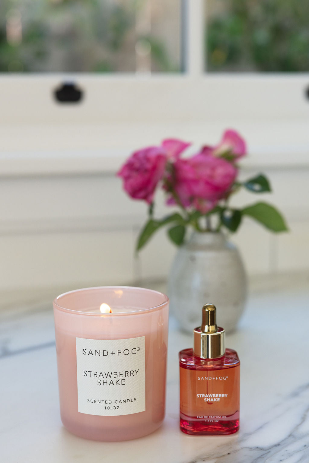 Sand Fog Strawberry Shake 10 oz scented candle - Image 2