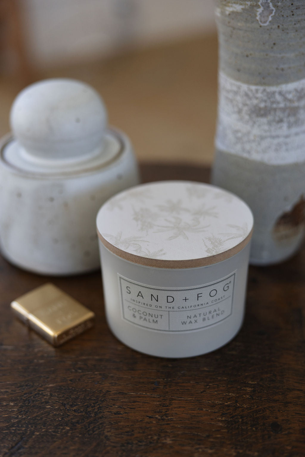 Sand Fog Coconut & Palm 12 oz scented candle - Image 2