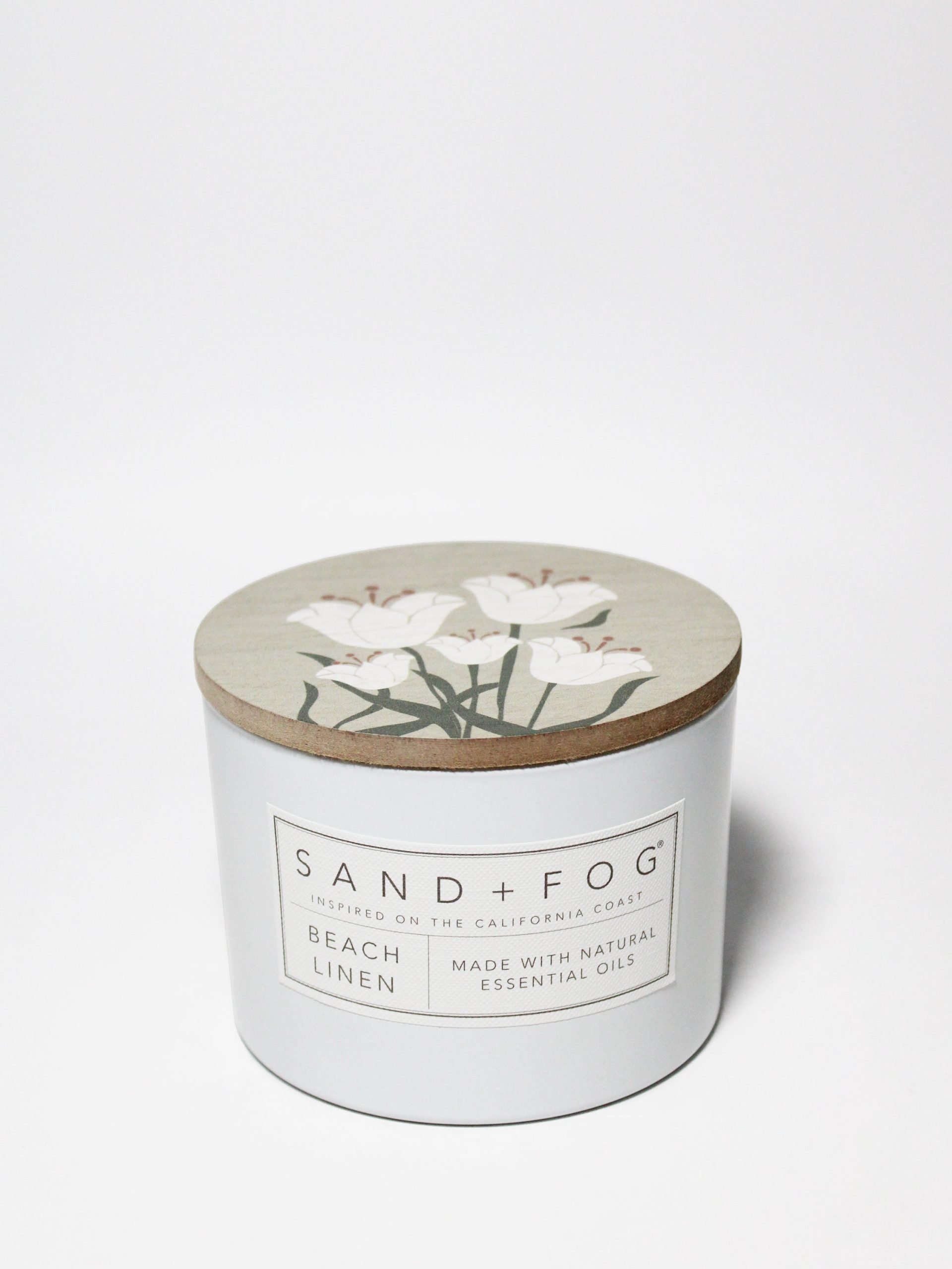 Sand Fog Beach Linen 12 oz scented candle
