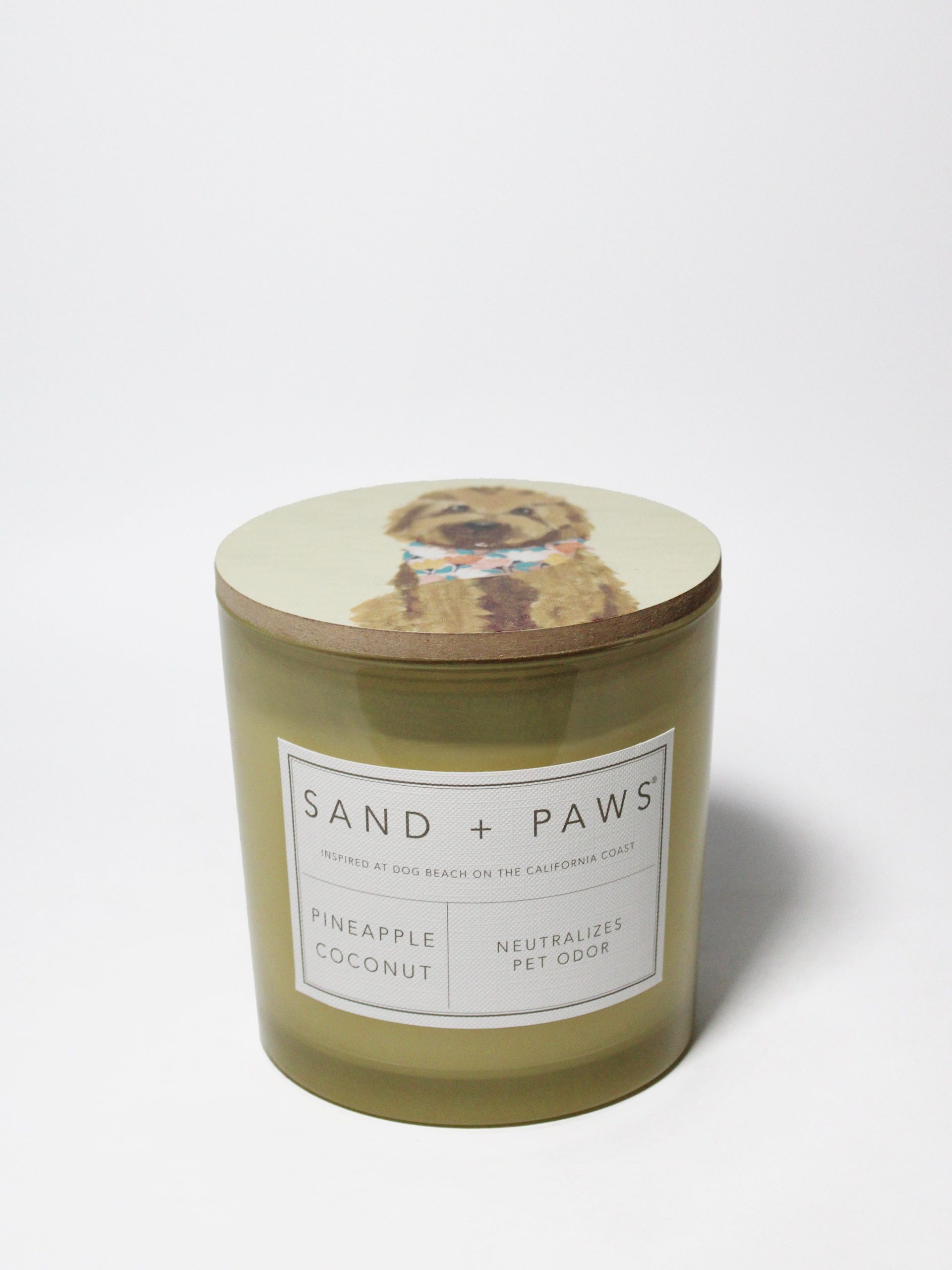 Sand Fog Sand + Paws Pineapple Coconut 21 oz scented candle
