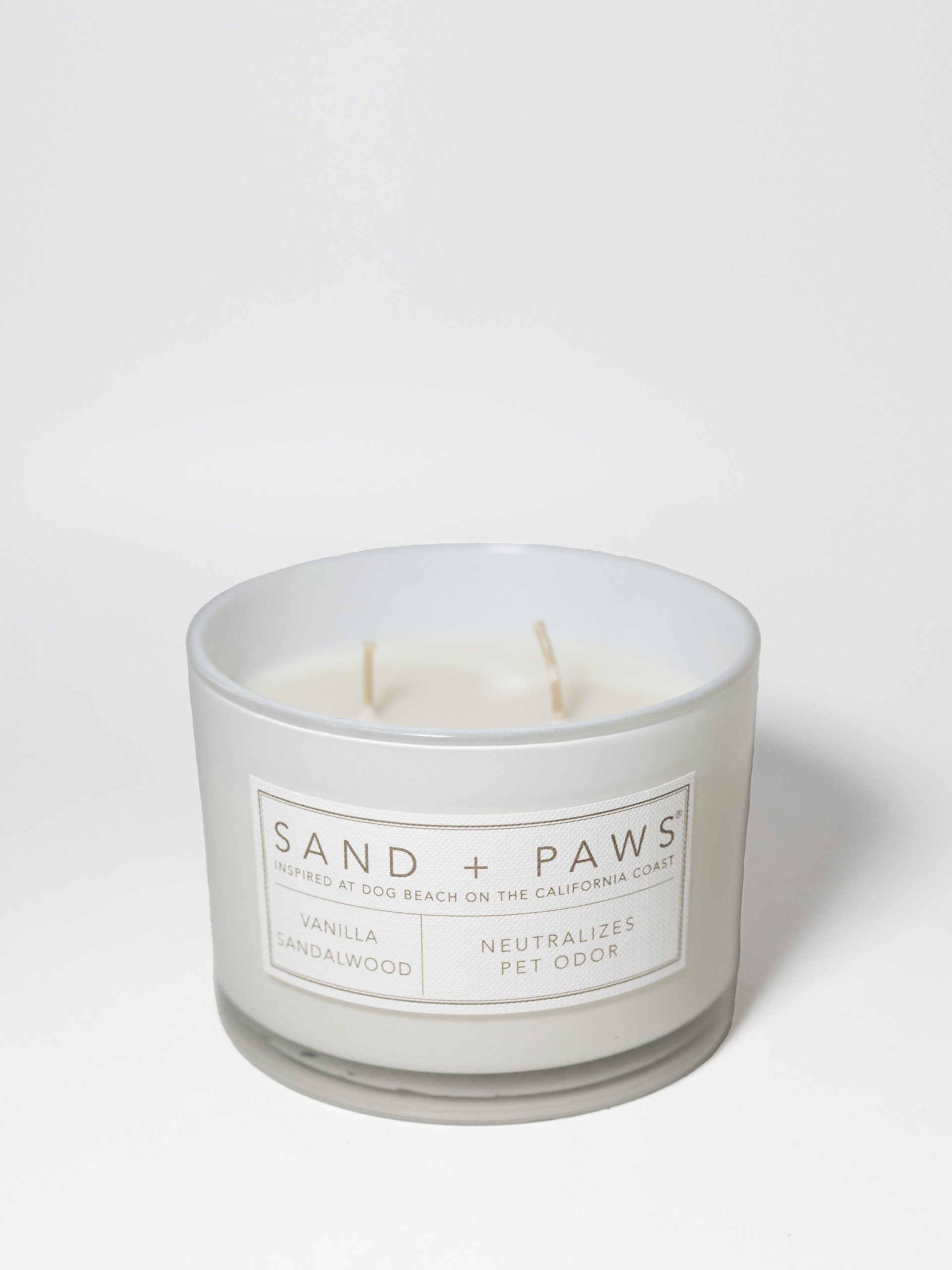 Sand Fog Sand + Paws Vanilla Sandalwood 12 oz scented candle - Image 3