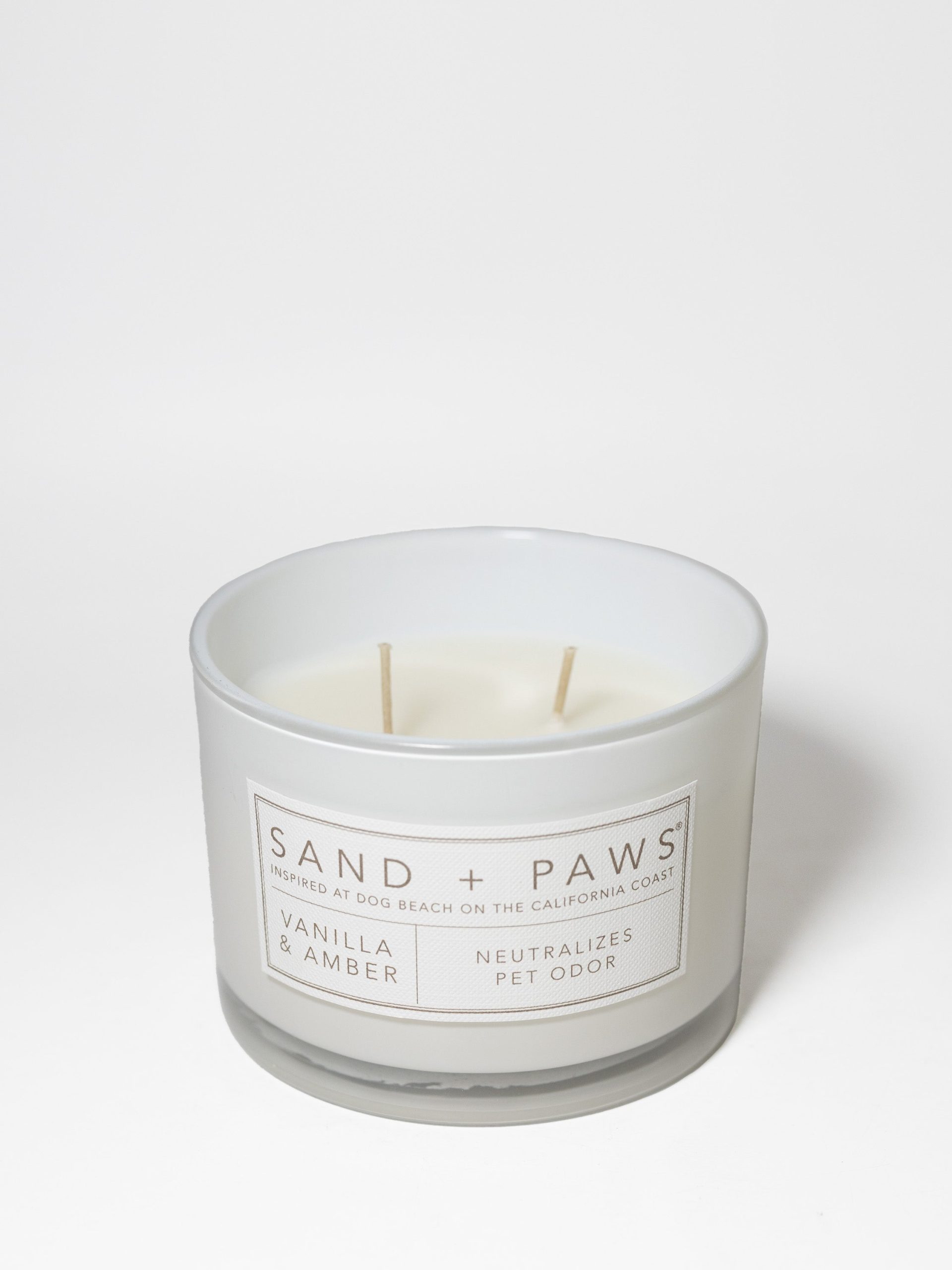 Sand Fog Sand + Paws Vanilla & Amber 12 oz scented candle - Image 3
