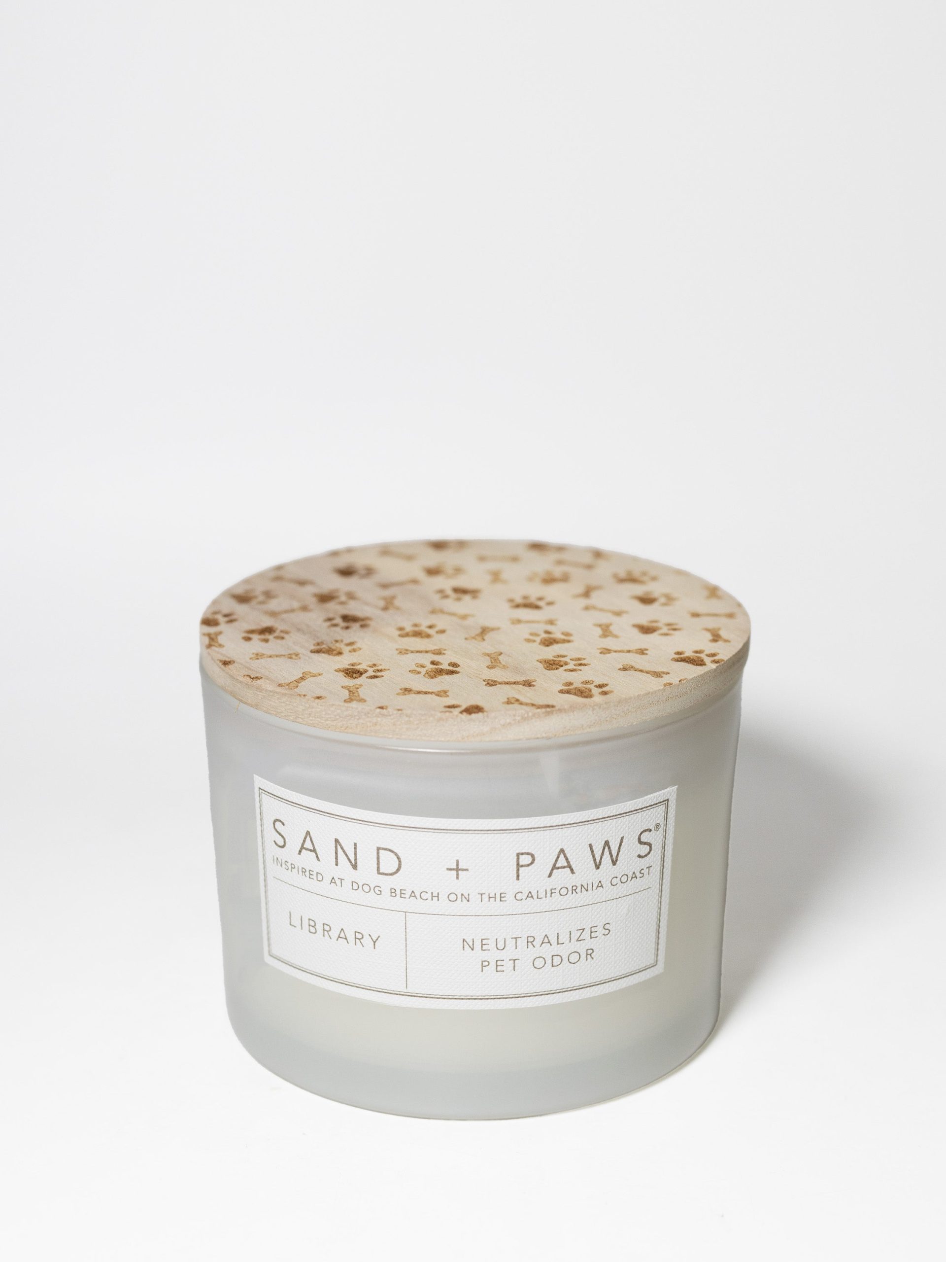 Sand Fog Sand + Paws Library 12 oz scented candle