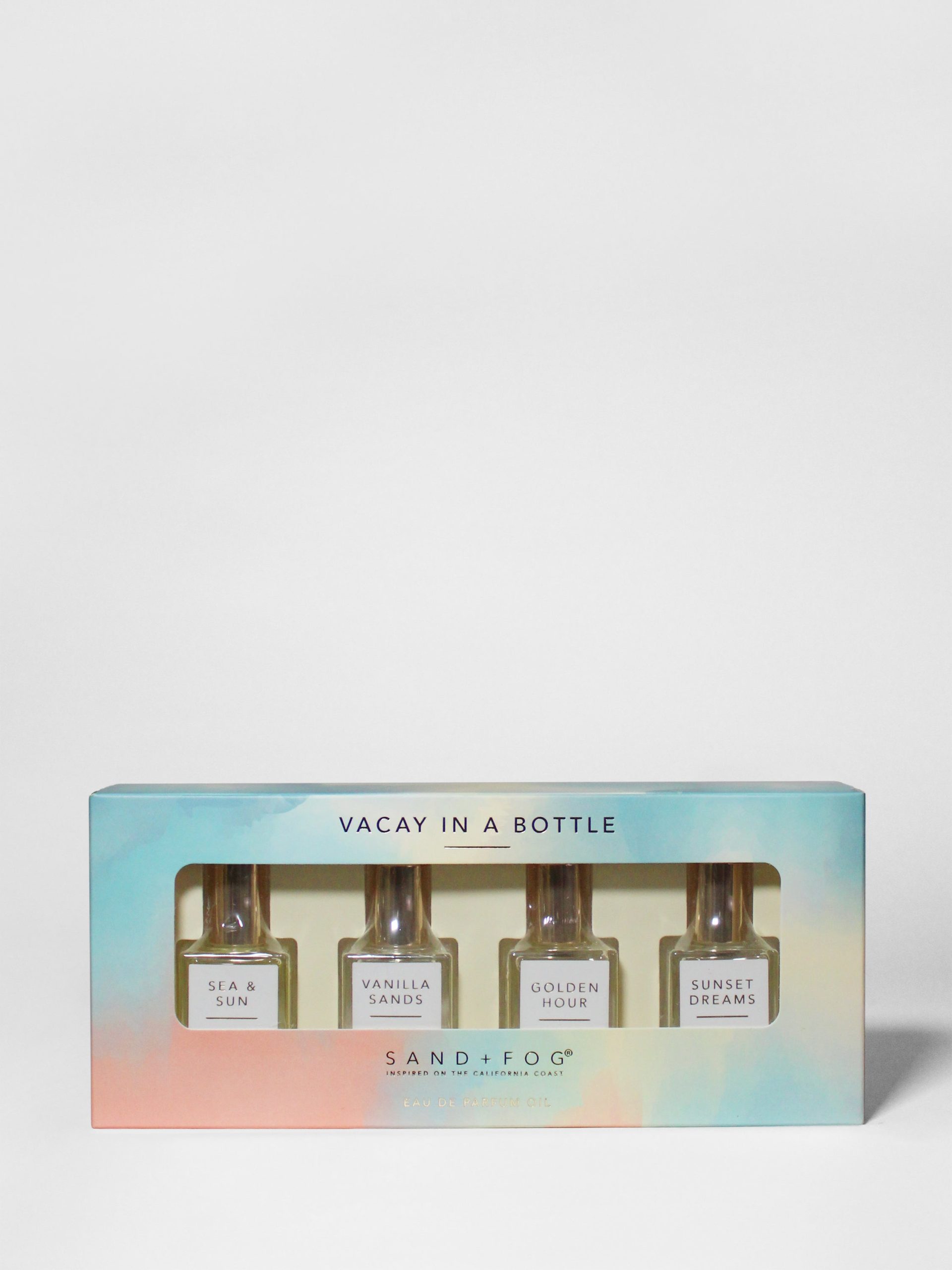 Sand Fog Exploratory Perfume Oil Rollerball Set - Vacay In A Bottle Collection