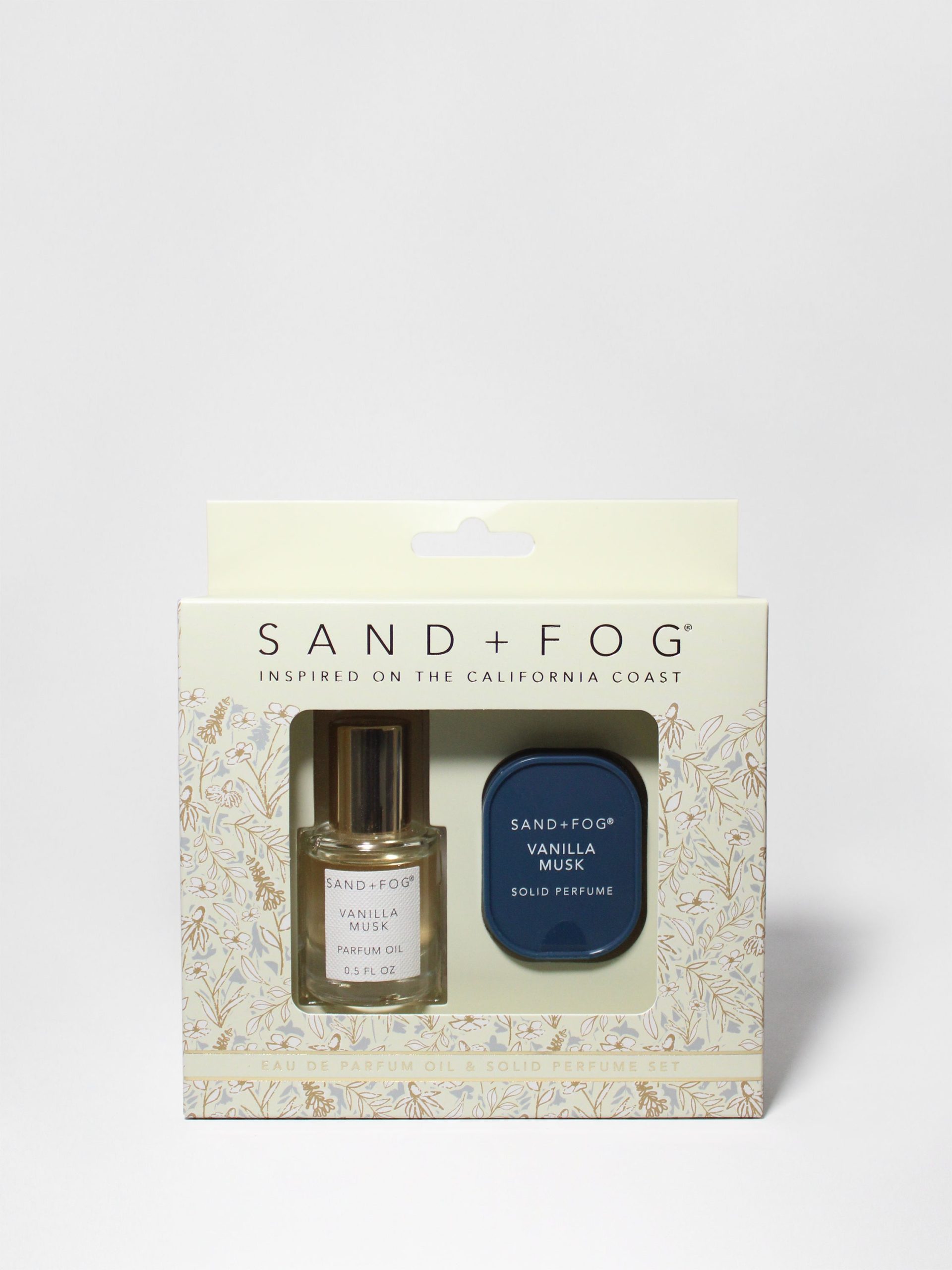 Sand Fog Perfume Oil Rollerball and Solid Perfume Set - Vanilla Musk