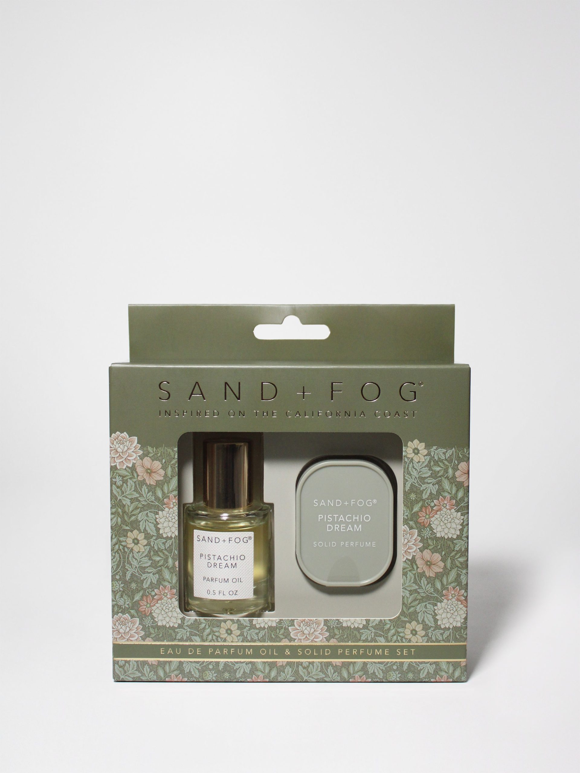 Sand Fog Perfume Oil Rollerball and Solid Perfume Set - Pistachio Dream