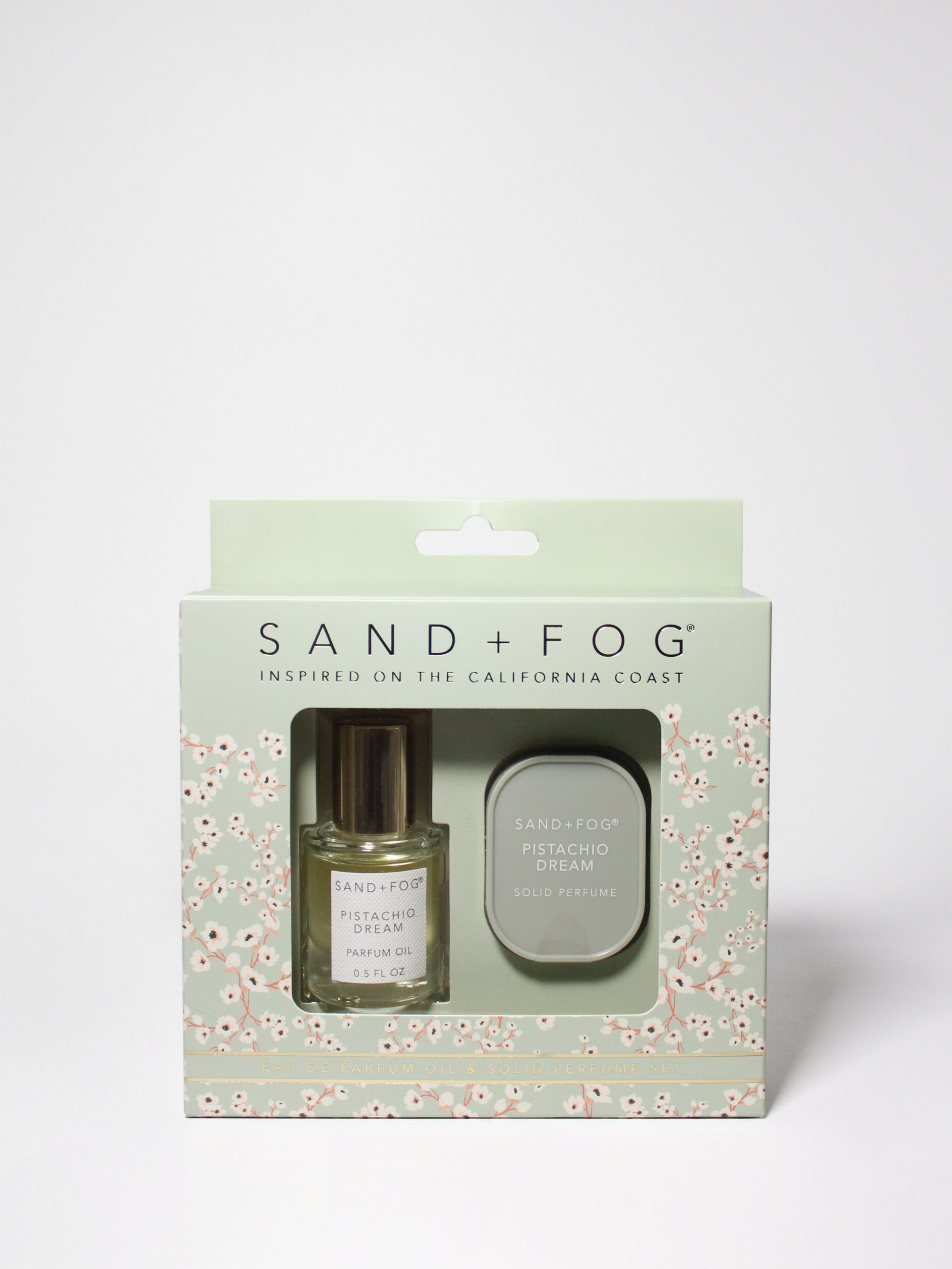 Sand Fog Perfume Oil Rollerball and Solid Perfume Set - Pistachio Dream