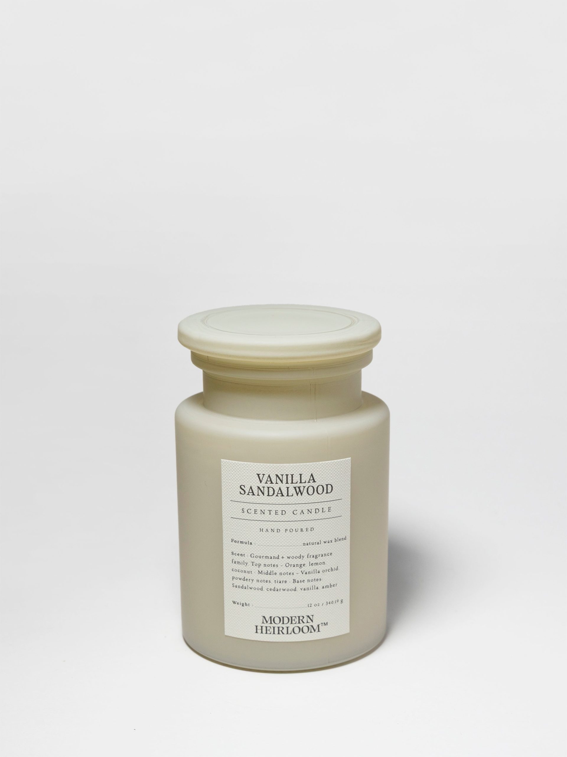 Sand Fog Vanilla Sandalwood 12 oz scented candle