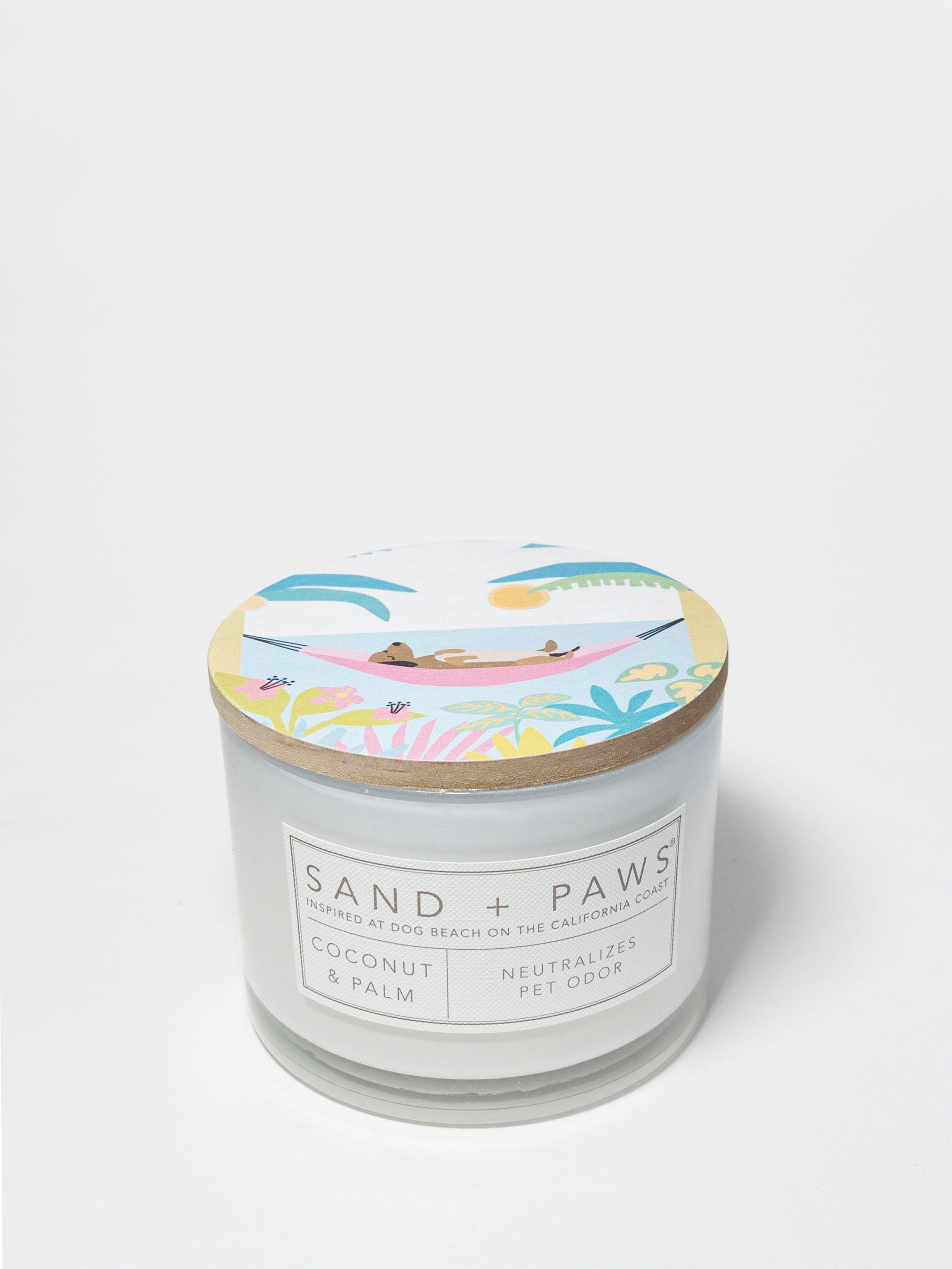 Sand Fog Sand + Paws Coconut & Palm 12 oz scented candle