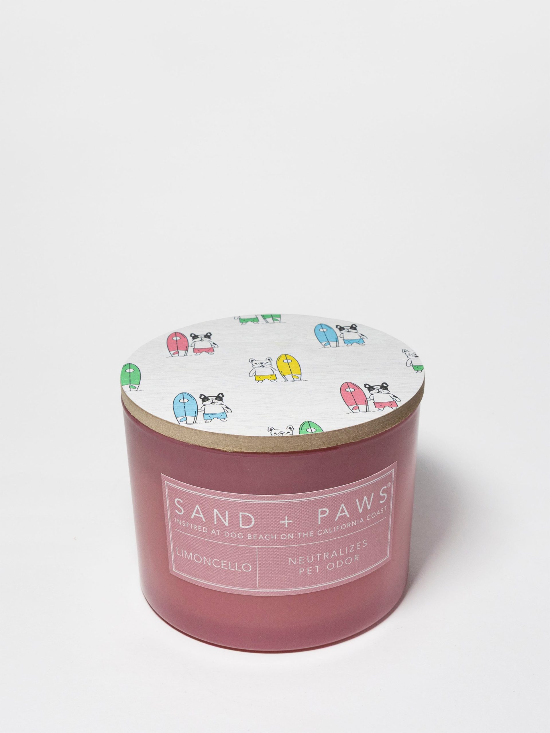 Sand Fog Sand + Paws Limoncello 12 oz scented candle