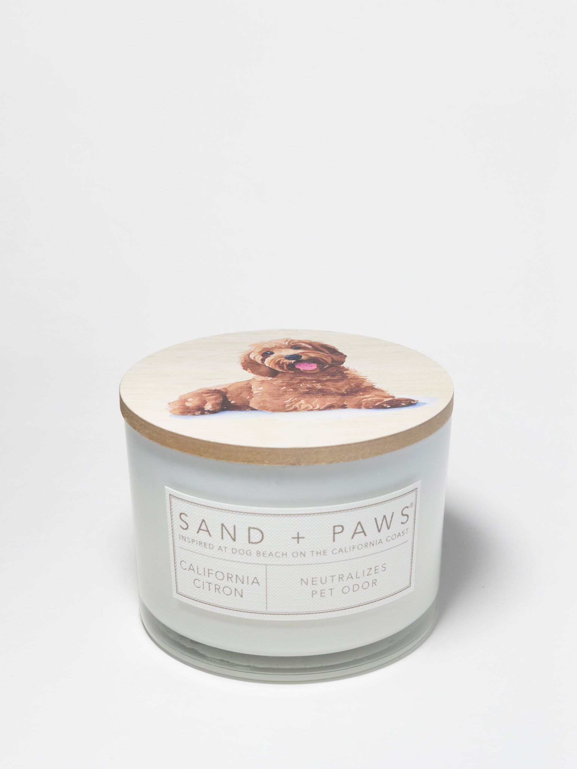 Sand Fog Sand + Paws California Citron 12 oz scented candle