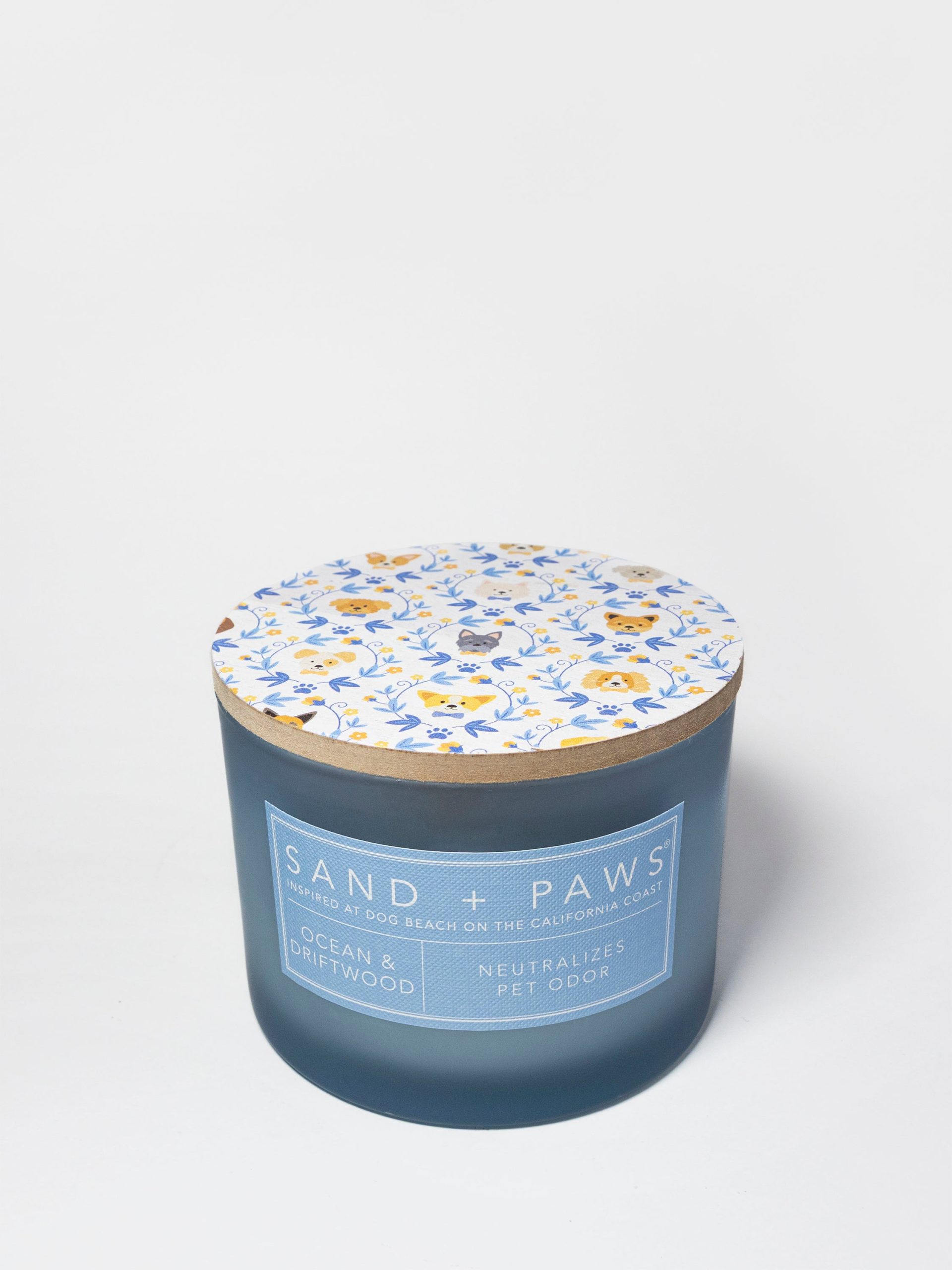 Sand Fog Sand + Paws Ocean & Driftwood 12 oz scented candle