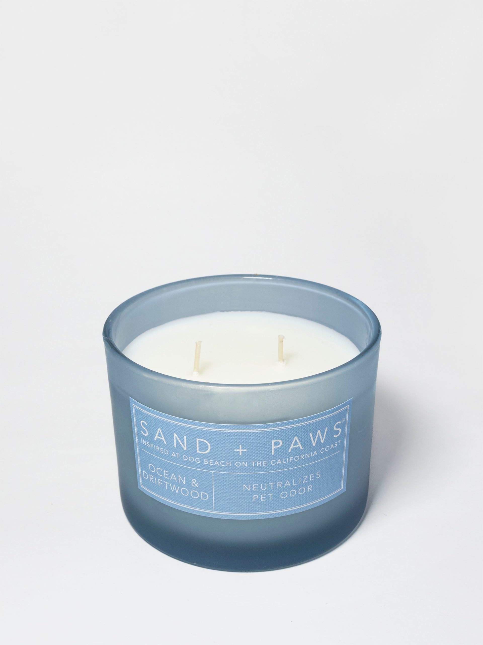 Sand Fog Sand + Paws Ocean & Driftwood 12 oz scented candle - Image 3