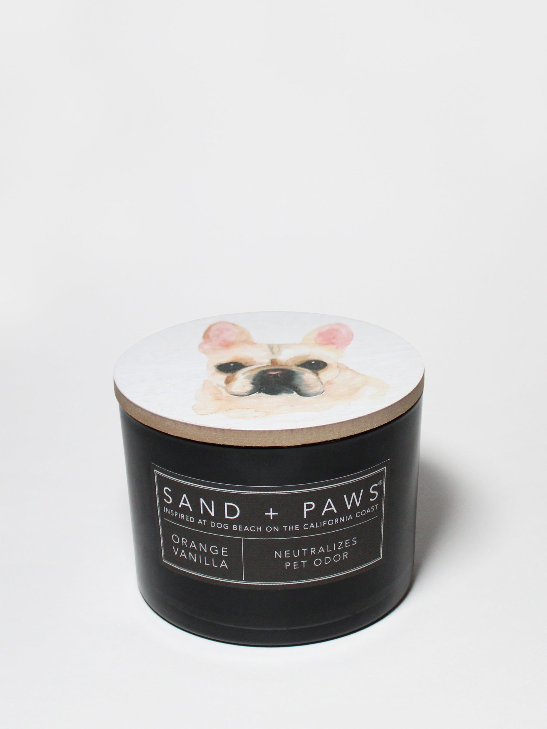 Sand Fog Sand + Paws Orange Vanilla 12 oz scented candle