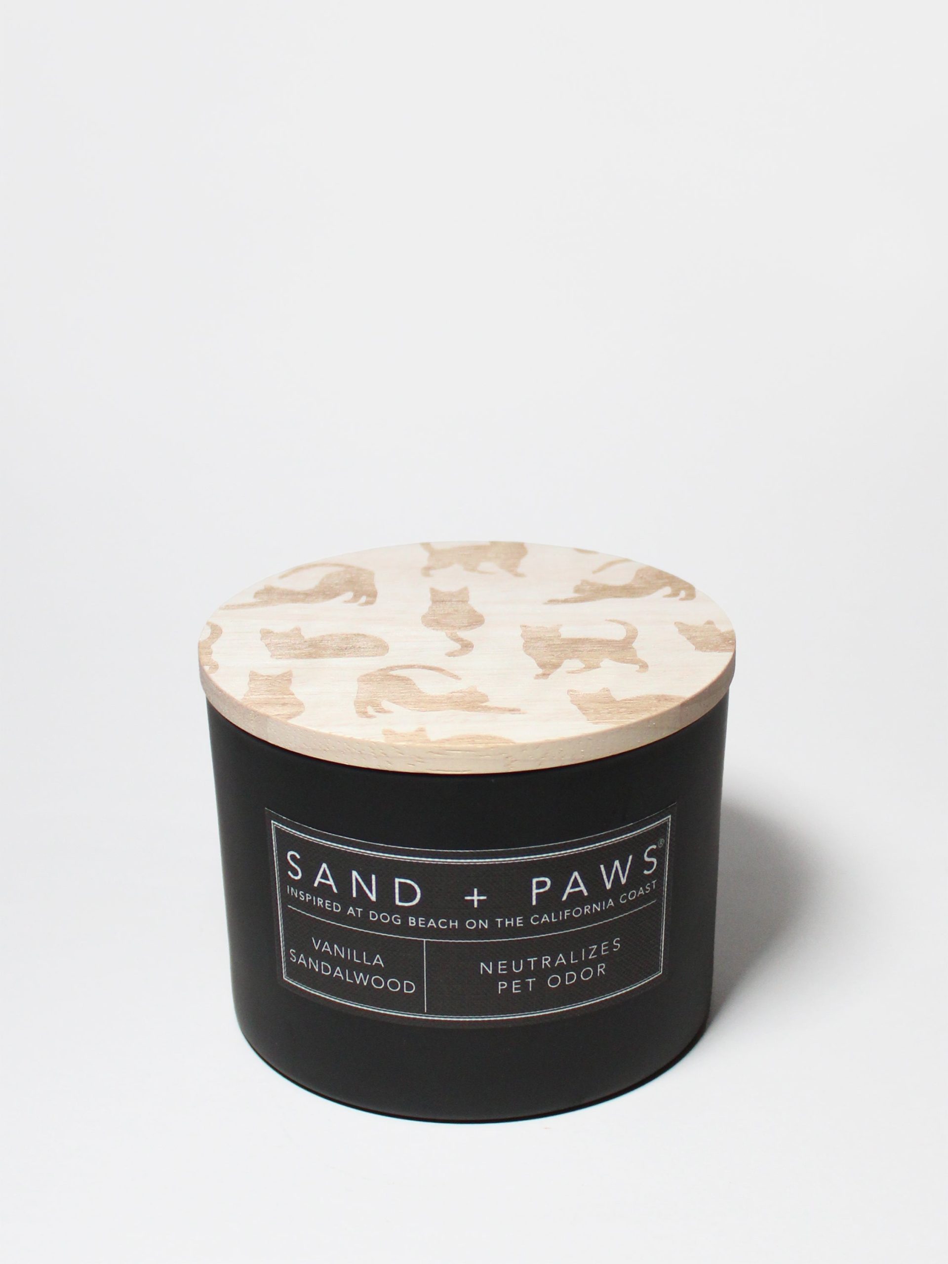 Sand Fog Sand + Paws Vanilla Sandalwood 12 oz scented candle