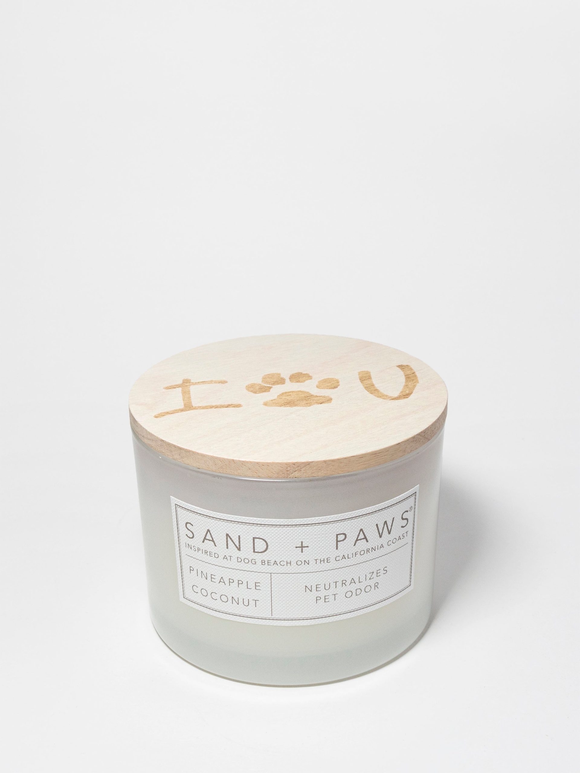 Sand Fog Sand + Paws Pineapple Coconut 12 oz scented candle