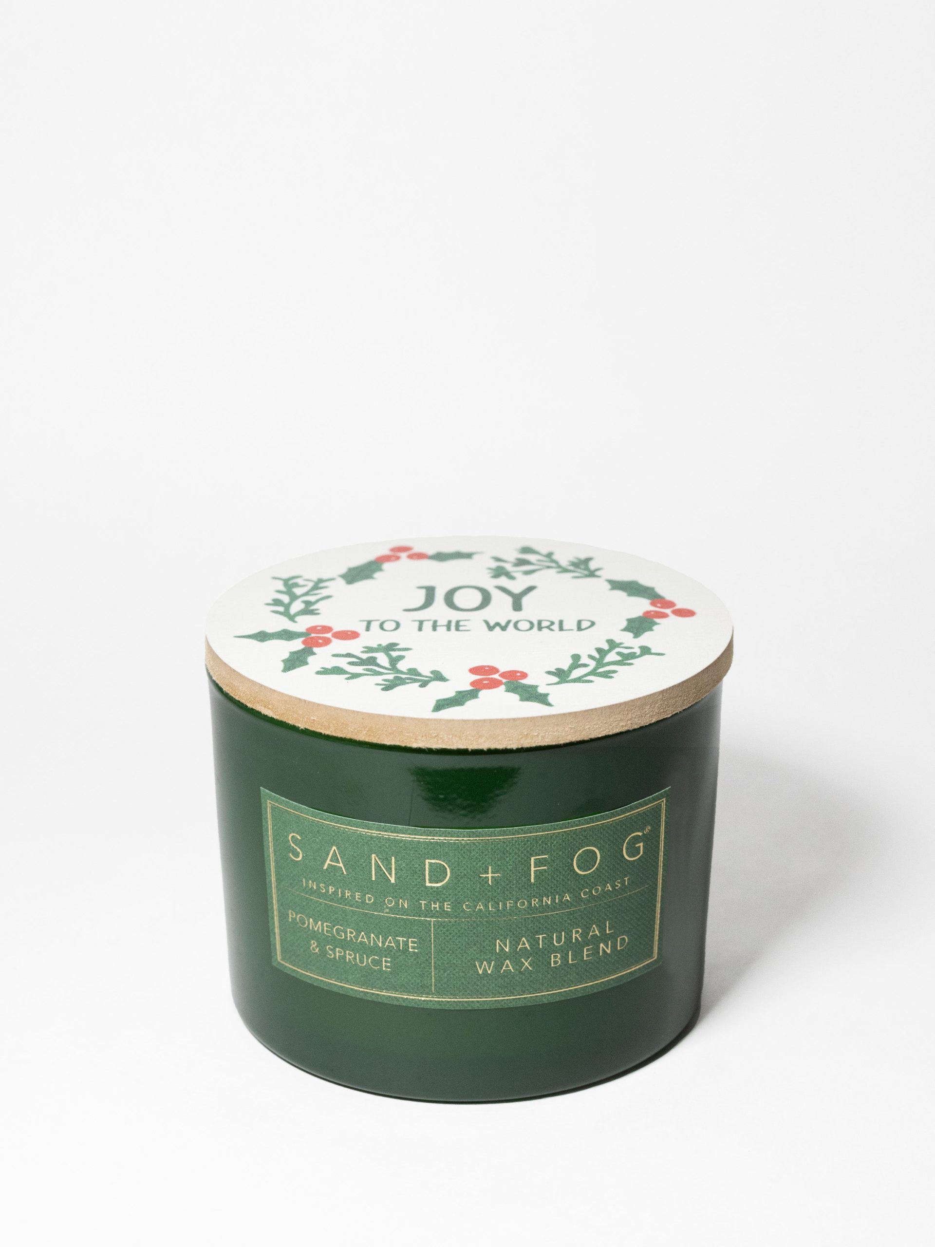 Sand Fog Pomegranate & Spruce 12 oz scented candle