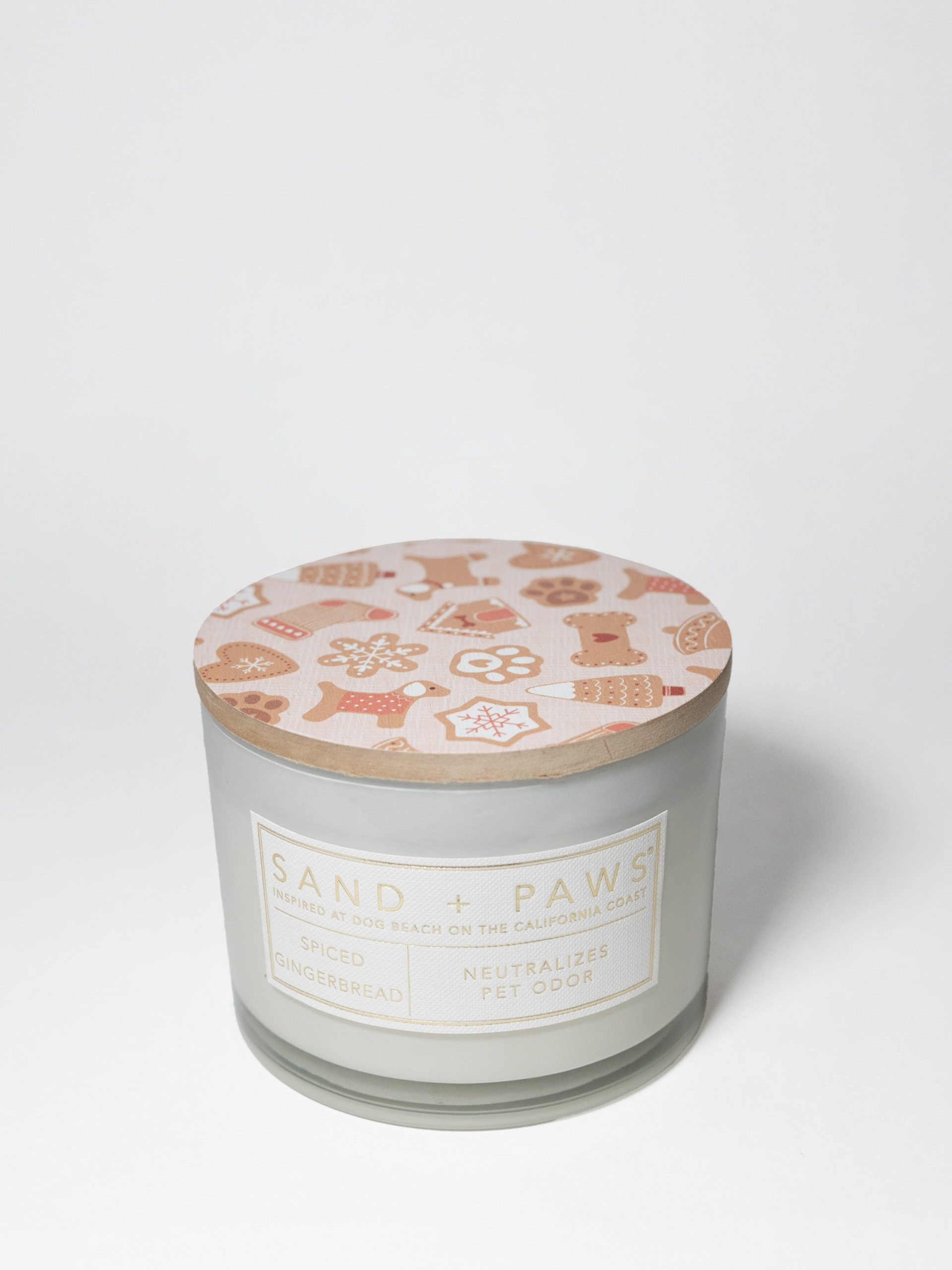 Sand Fog Sand + Paws Spiced Gingerbread 12 oz scented candle