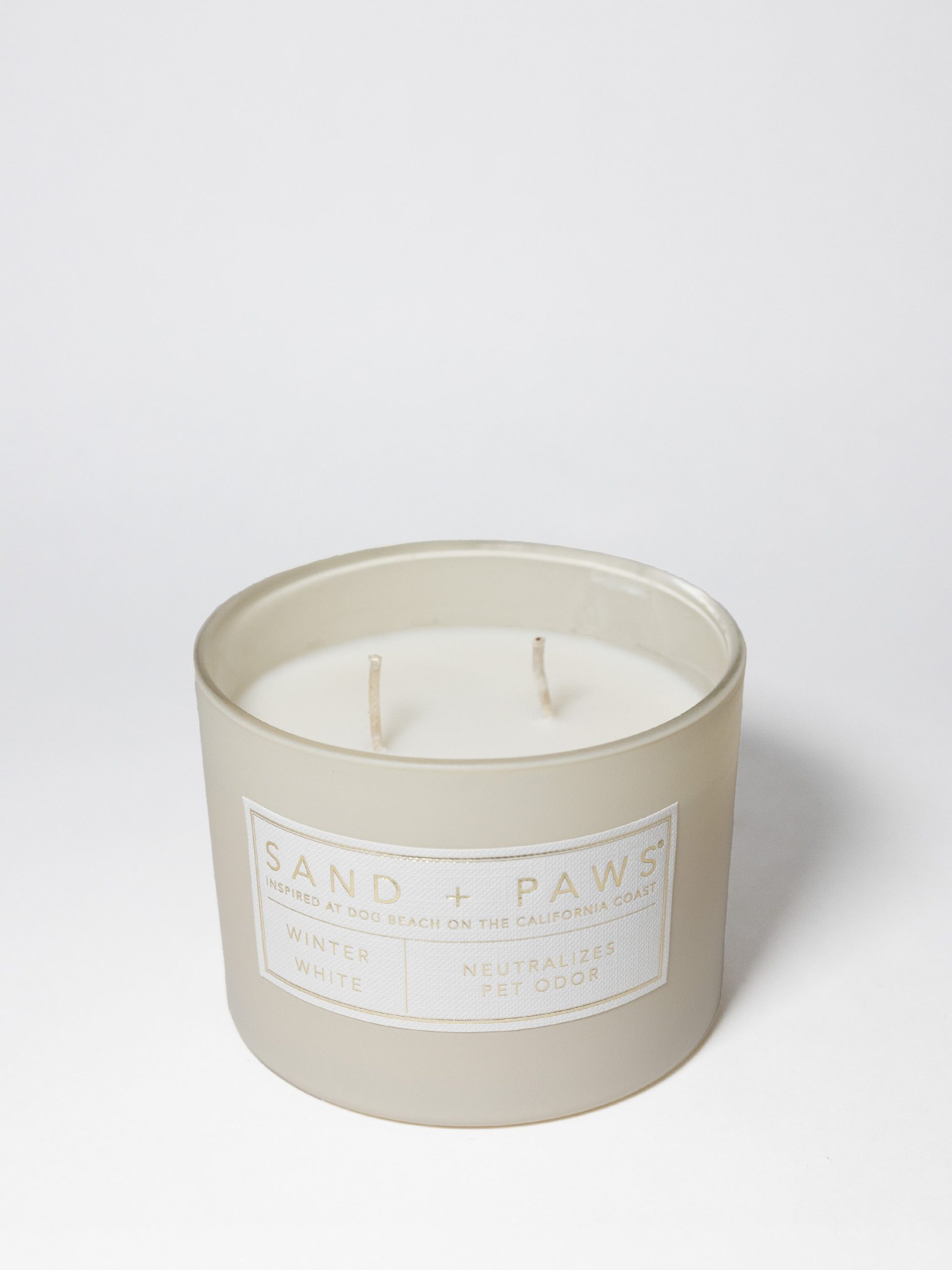 Sand Fog Sand + Paws Winter White 12 oz scented candle - Image 3