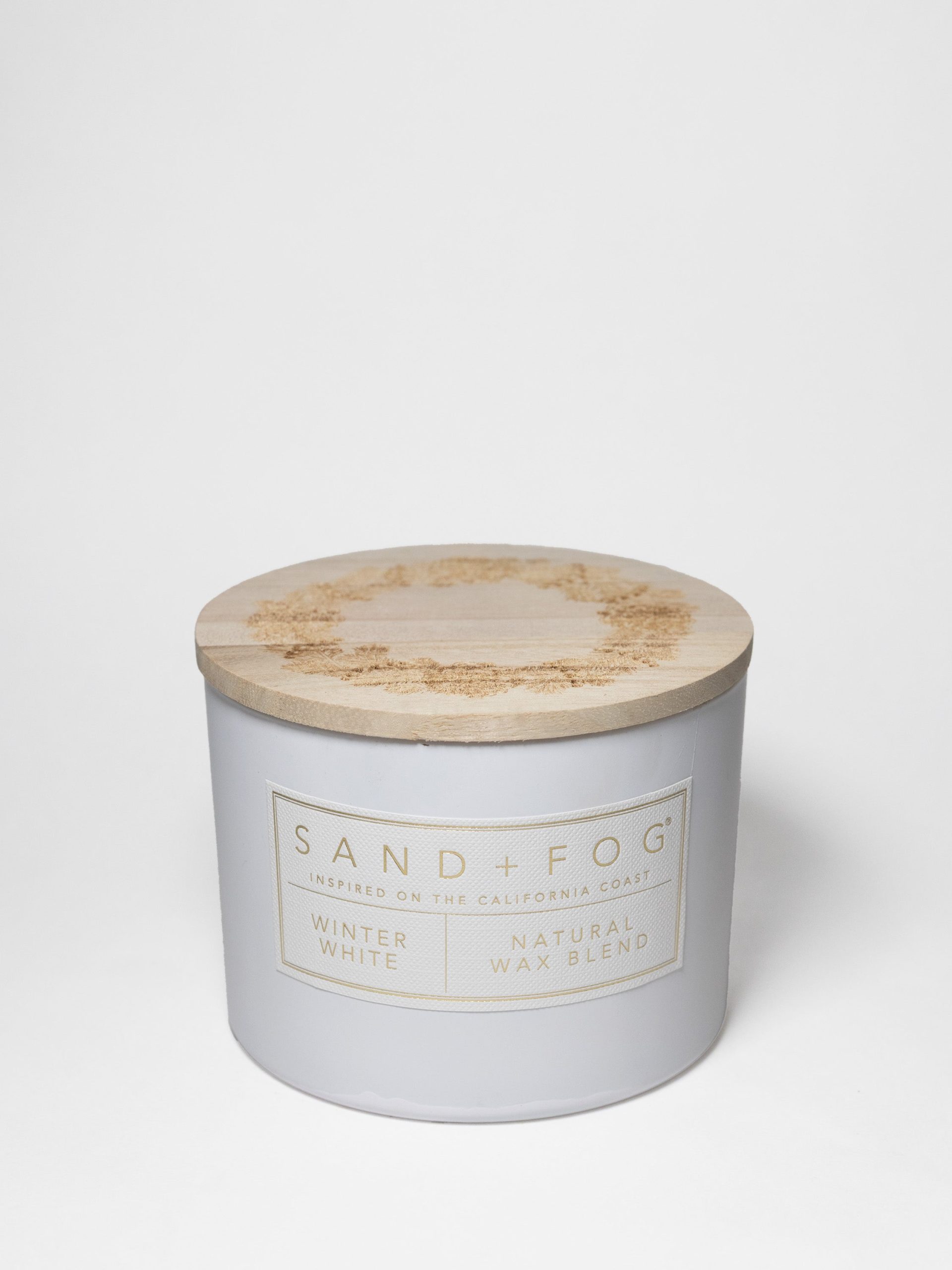 Sand Fog Winter White 12 oz scented candle
