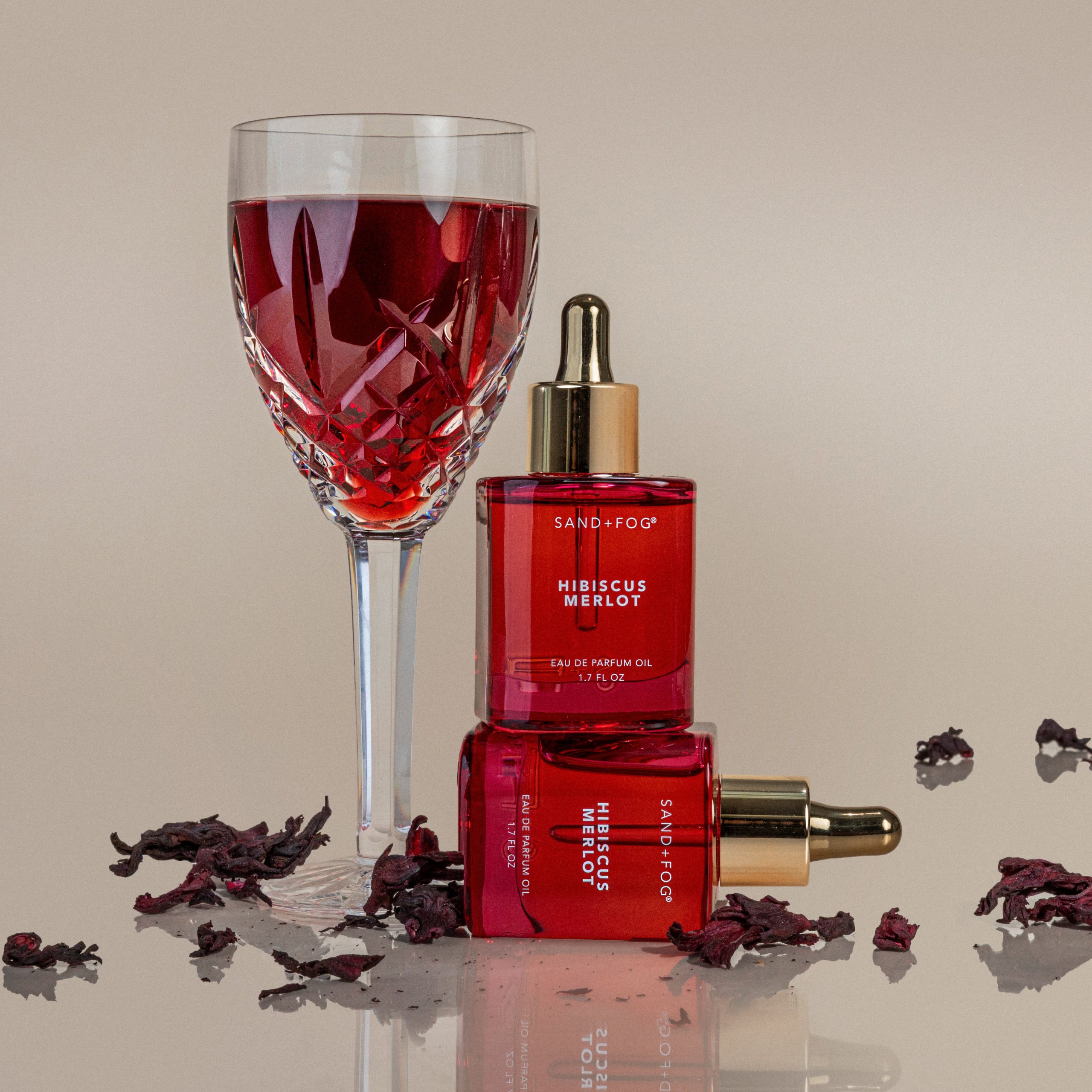 Sand Fog Hibiscus Merlot 50ml Perfume Oil Dropper - Image 2